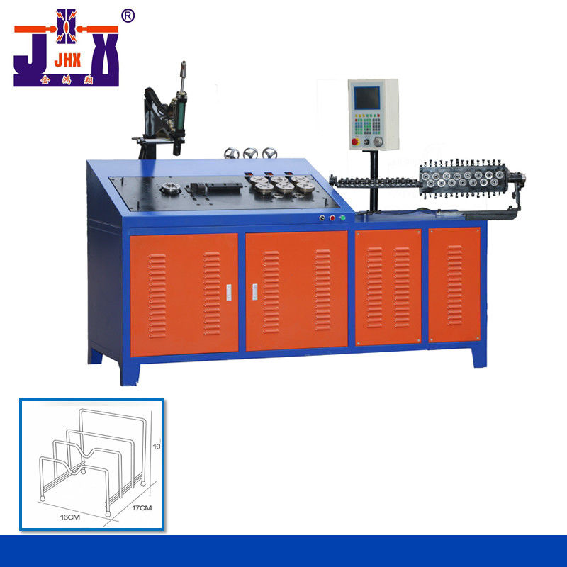 10mm Runde zeichnet 2D Draht-verbiegende Maschinen-flachen Eisen 50m/Min CNC-Draht, der Maschine bildet