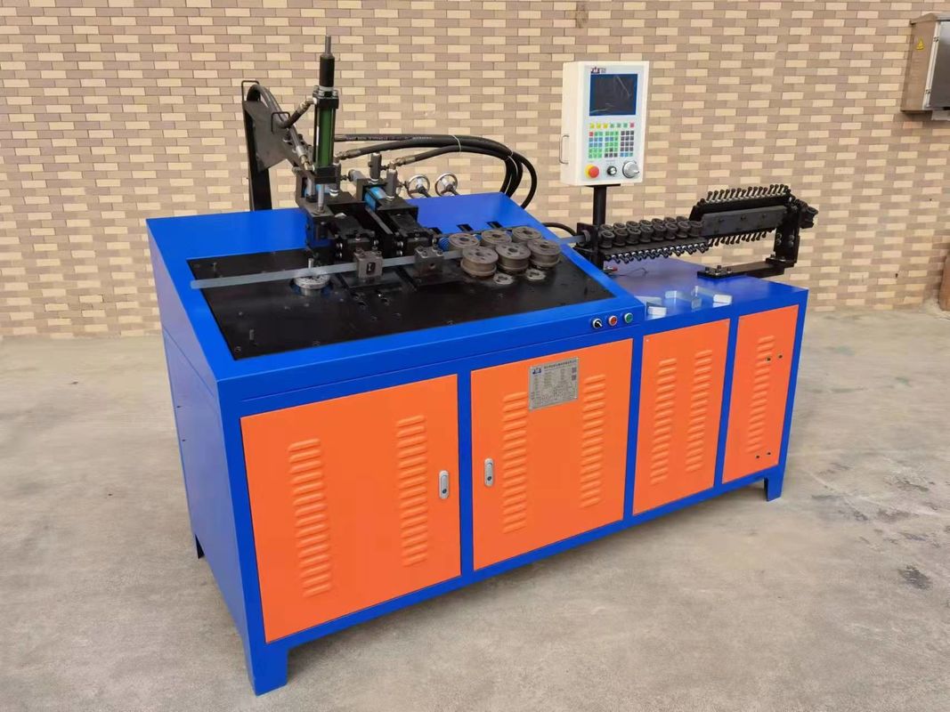 Metalldraht-flacher Eisen-verbiegende Maschinen-Edelstahl 50m/Min With Servo Motor